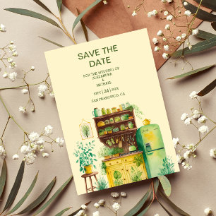 Save The Date Aquarelle Citrus Citron Destination Mariage Enregi