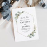 Save The Date aquarelle feuillage eucalyptus enregistrer la cart<br><div class="desc">aquarelle peint à la main le feuillage d'eucalyptus. Les détails de couleur et de texte peuvent être personnalisés.</div>