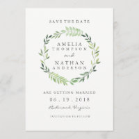 Aquarelle Feuille verte Mercredi Mercredi Enregist