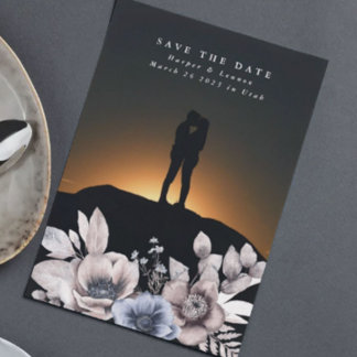 Save The Date Aquarelle sèche de Bohème plate Mosquée Florale