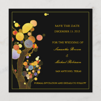 Save The Date Arbres lunaires Enregistrer la date Mariage Invita