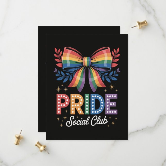Save The Date Arc-en-ciel LGBTQ (Devant/Arrière en situation)