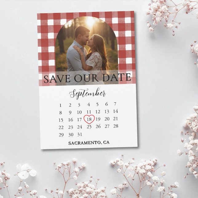 Save The Date Arche de mariage pour photos de fiançailles à carr (Créateur téléchargé)