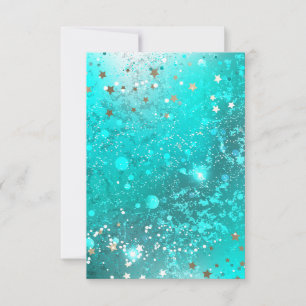 Save The Date Arrière - plan à huile Turquoise de la menthe