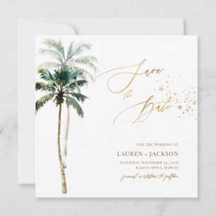 Save The Date ArtsApp Chic Tropical Paradise Mariage