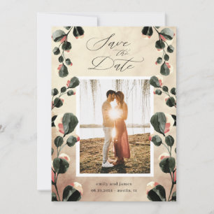 Save The Date Automne se sentir octobre tons Photo enregistrer l