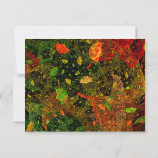 Save The Date Autumn colorful decorative design