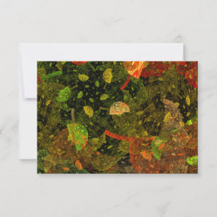Save The Date Autumn colorful decorative design