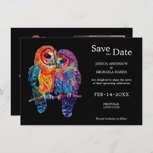 Save The Date 🌈 Avec photo LGBTQ Eternal Unity mariage