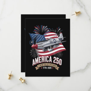 Save The Date Avion du 250e anniversaire de l'Amérique
