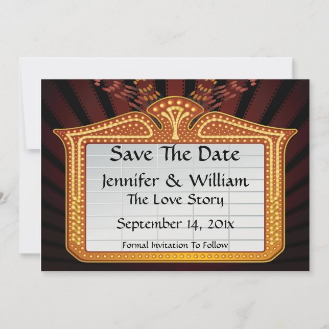 Save The Date Avis d'affiche de film pour Sauver la date (Devant)