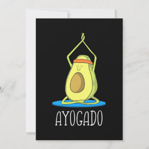 Save The Date Ayogado Avocado Yoga Lover