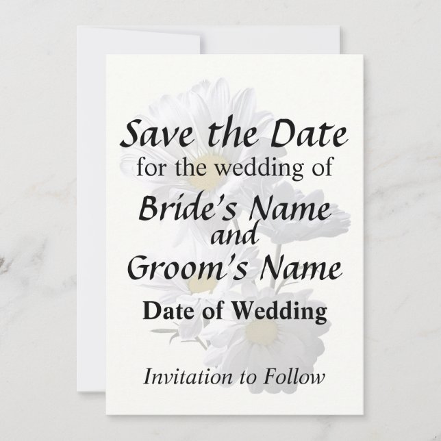 Save The Date Baies rétroéclairées (Devant)