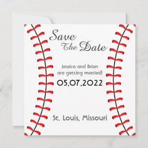 Save The Date Baseball Enregistrer La Date