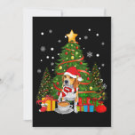 Save The Date Beagle Dog Christmas is Gift Coffee Light Tree<br><div class="desc">Beagle Dog Christmas is Gift Coffee Light Tree</div>