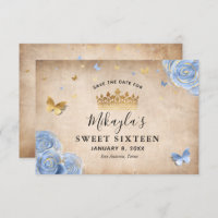 Bébé clair Bleu et Rose Or Élégant