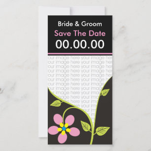 Save The Date Bella Flora Enregistrer La Date Photocartes
