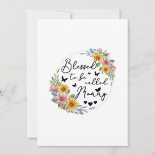 Save The Date Béni D'Être Appelé Maman Tournesol Maman Mères