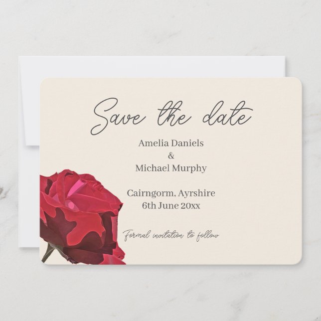 Save The Date Beurre Délicat Enregistrer La Date (Devant)