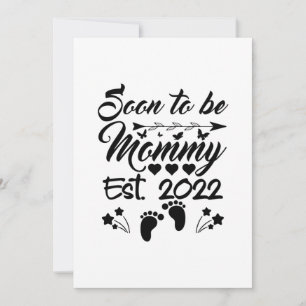 Save The Date Bientôt être maman 2022 Fête des Mères première fo