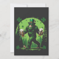 Bière St. Patrick's Day Gros aliment Sasquashe drô