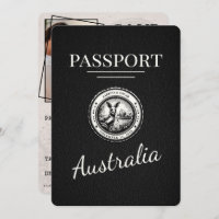 Black Australia Passport Enregistrer La Date