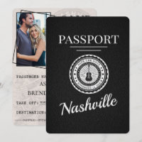 Black Nashville Passport Enregistrer La Date