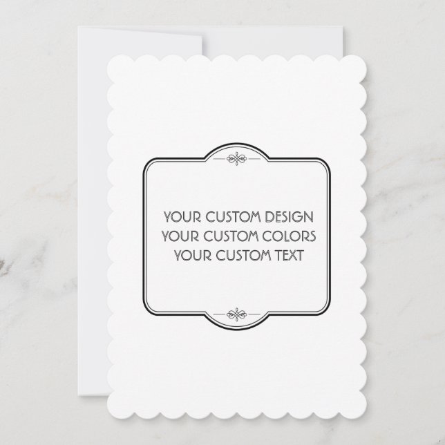 Save The Date BLANK Your Design Here - Enregistrer La Date (Devant)