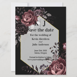 Save The Date Blooms Enchanteurs