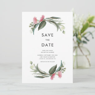 Save The Date Blossom de gomme amérindienne d'Australie Enregist