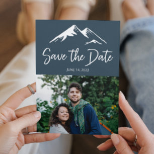 Save The Date Blue Mountain Destination Mariage Photo
