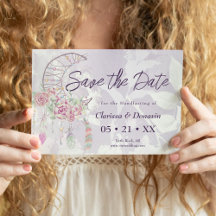 Boho Handfasing Moon Phase Dreamcatcher