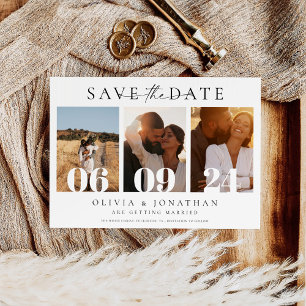 Save The Date Boho Moderne Mariage photo minime