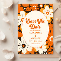 Boho Retro Floral Mariage