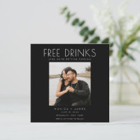 Boissons gratuites Photo Funny Wedding Enregistrer