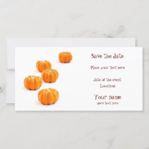 Save The Date Bonbons citrouilles d'Halloween