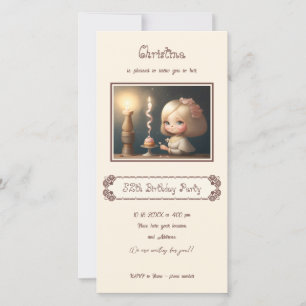 Save The Date Bonne fille anniversaire 01