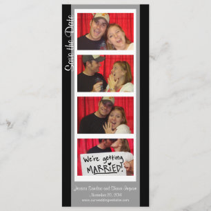 Save The Date Booth Photo Créative Enregistrer les images Date-H