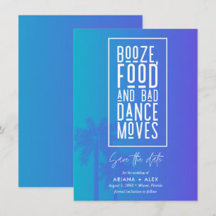 Save The Date Boze Food and Bad Dance Mariage