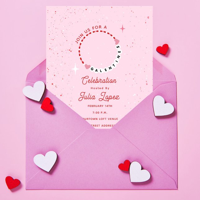 Save The Date Bracelet d'amitié Saint-Valentin (Créateur téléchargé)