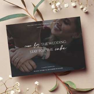 Save The Date Bradford Modern Photo et Mariage de typographie