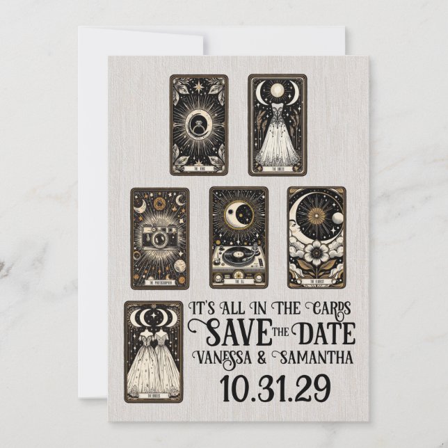 Save The Date Brides Mariage Tarot (Devant)