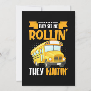 Save The Date Bus Driver See Me Rollin