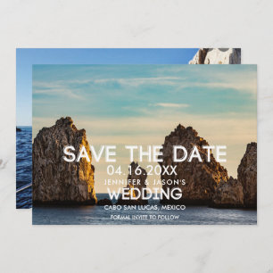 Save The Date Cabo San Lucas Mexique Mariage Enregistrer La Date