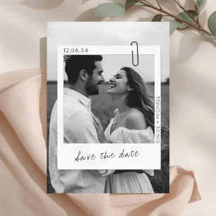 Save The Date Cadre photo de mariage Casual & Chic