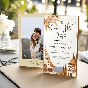 Save The Date Café italien toscan Sorrento Mariage