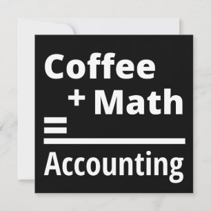 Save The Date Café + Math = Comptabilité