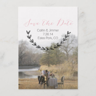 Save The Date Caitlin & Jimmer Personnalisé Enregistrer la date