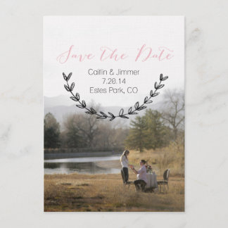 Save The Date Caitlin & Jimmer Personnalisé Enregistrer la date