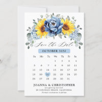 Calendrier floral Paeonia Bleu Poussiéreux Ardoise